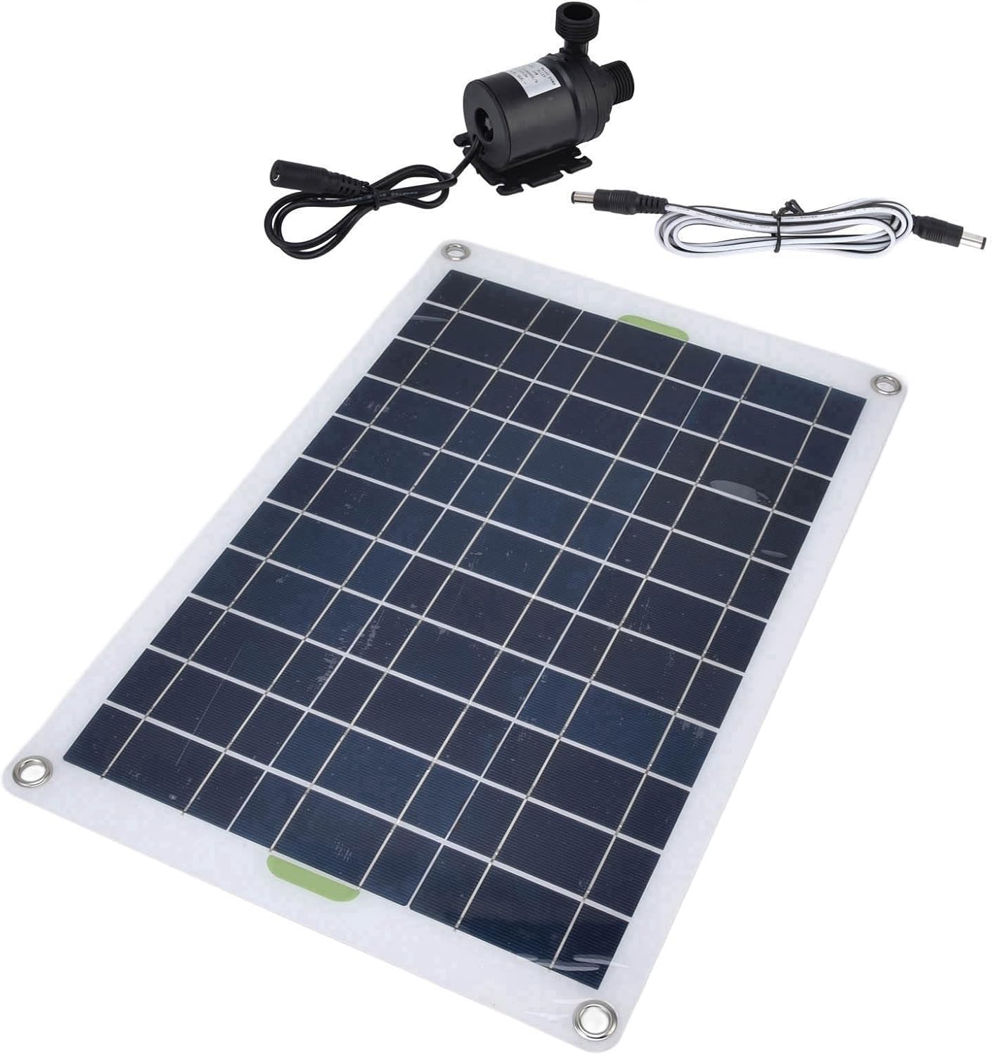 Sturdy Silicone Plastic Solar Water Pump Kit Panel 800Lh 12V Low Noise DC Solar Fountain Pump for Bird Bathing