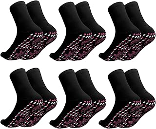 6 Pairs AFIZ Tourmaline Slimming Health Sock, VeinesHeal Hyperthermia Socks, Foot Massage Thermotherapeutic Sock