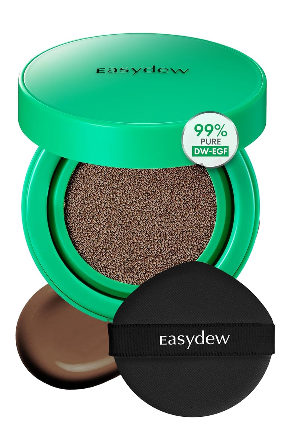 Easydew Mela B Toning Ampoule Cushion - 2-in-1 Korean Skin Care Face Beauty Makeup - Age-Defying Full Coverage