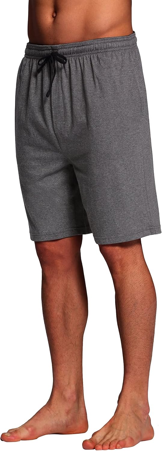 CYZ Men's Sleep Shorts - 100% Cotton Knit Sleep Pajama & Lounge Wear - Image 8