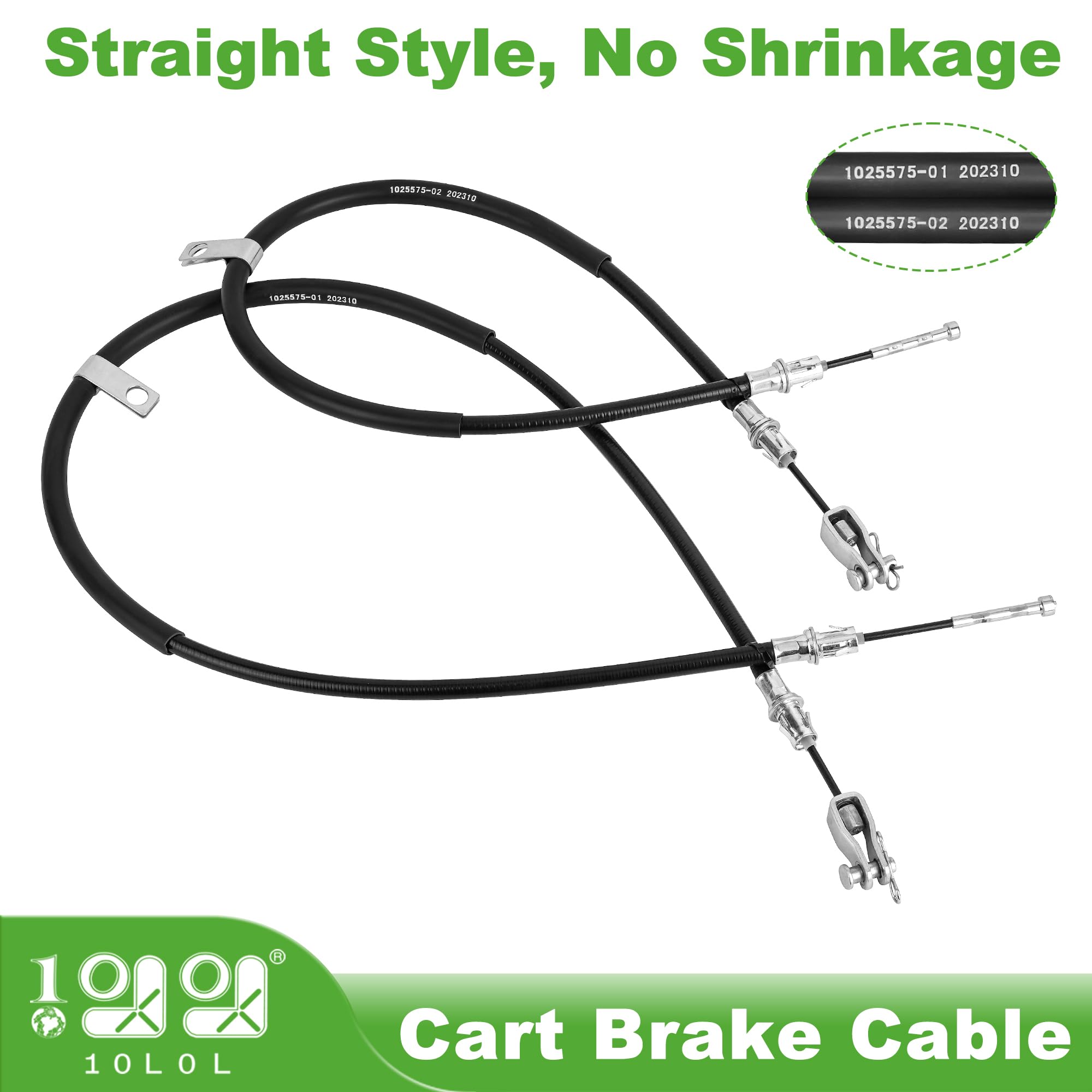Zestaw linek hamulcowych wózka golfowego po stronie pasażera i kierowcy do wózka golfowego Club Car Precedent 103528701,102557501, 103528702, 102557502
