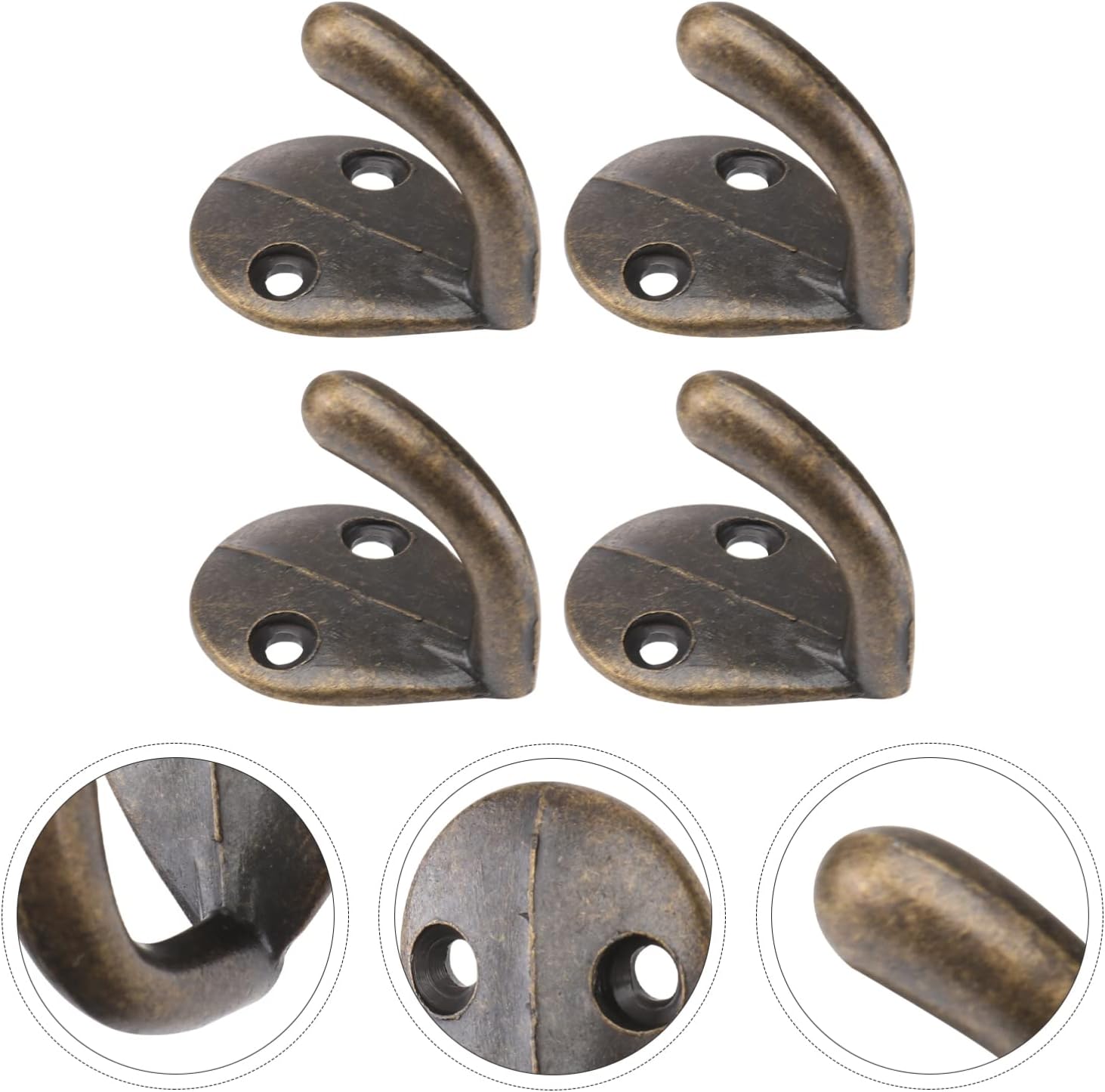 8pcs Vintage Wall Hook for Clothes and Accessories Decorative Hangers for Bathroom Hallway Kitchen and Practical Storage for Keys Hats image 2