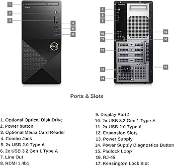 DELL (Upgraded) 2023 Newest Vostro 3910 12th Generation Business