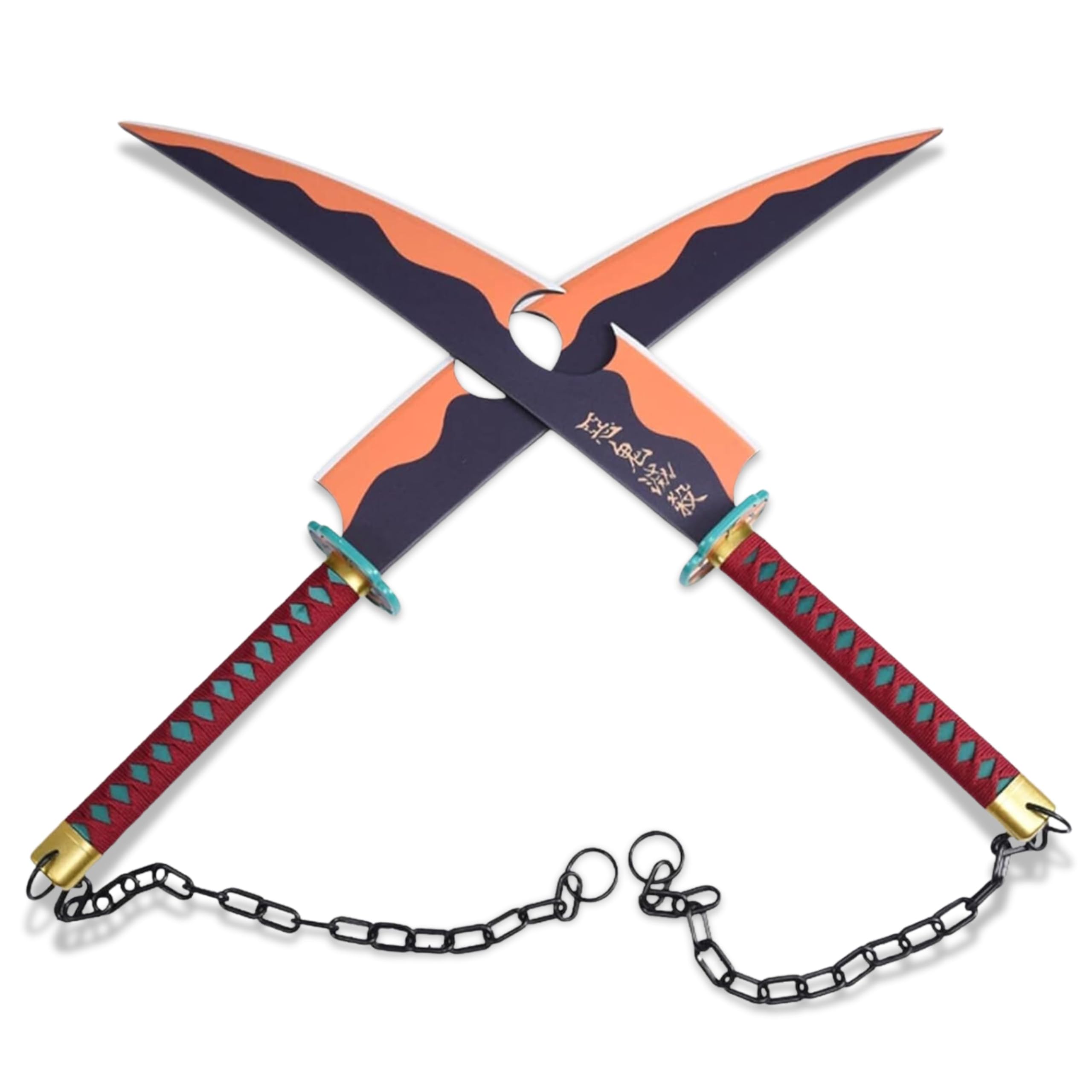 Cosplay Prop Replica Demon Slayer Tengen Uzui Nichirin Wooden Blades