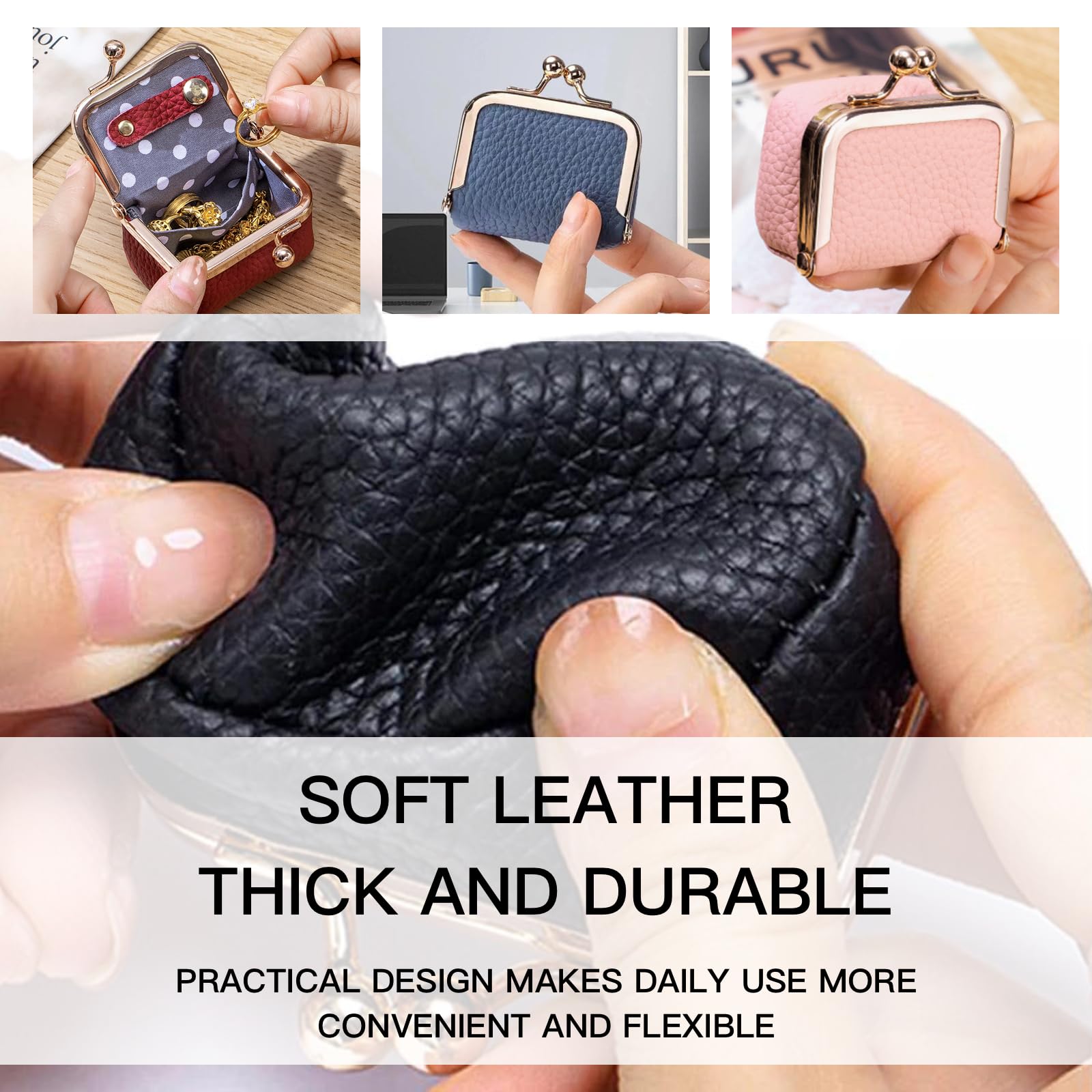 Amazon.com: Genuine Leather Mini Jewelry Box - Vintage-Inspired