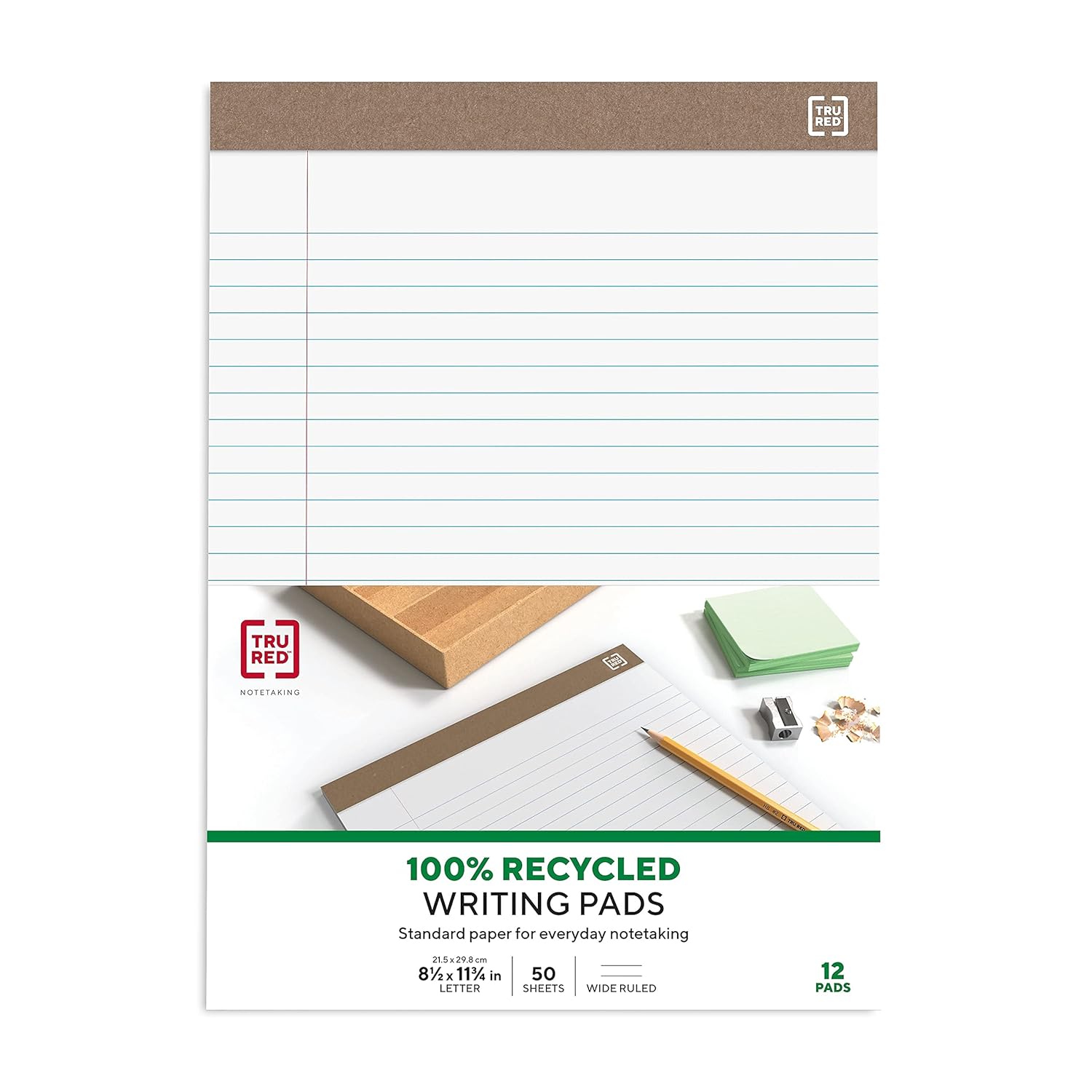 Amazon.com : STAPLES TRU RED Notepads 8.5