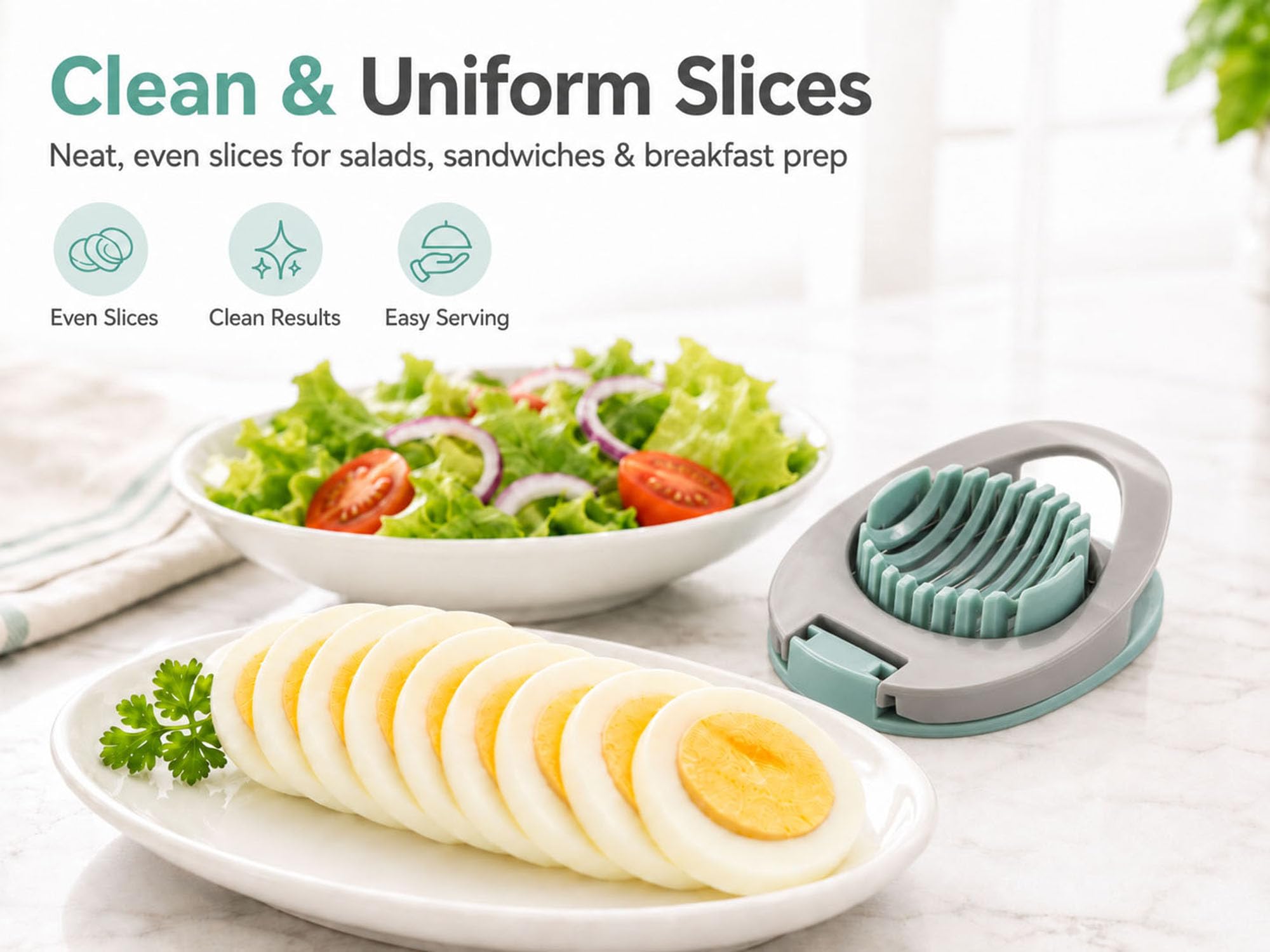 Egg Slicer - Slice Eggs & Strawberries! -6 Egg Slicer - Slice Eggs & Strawberries! -6