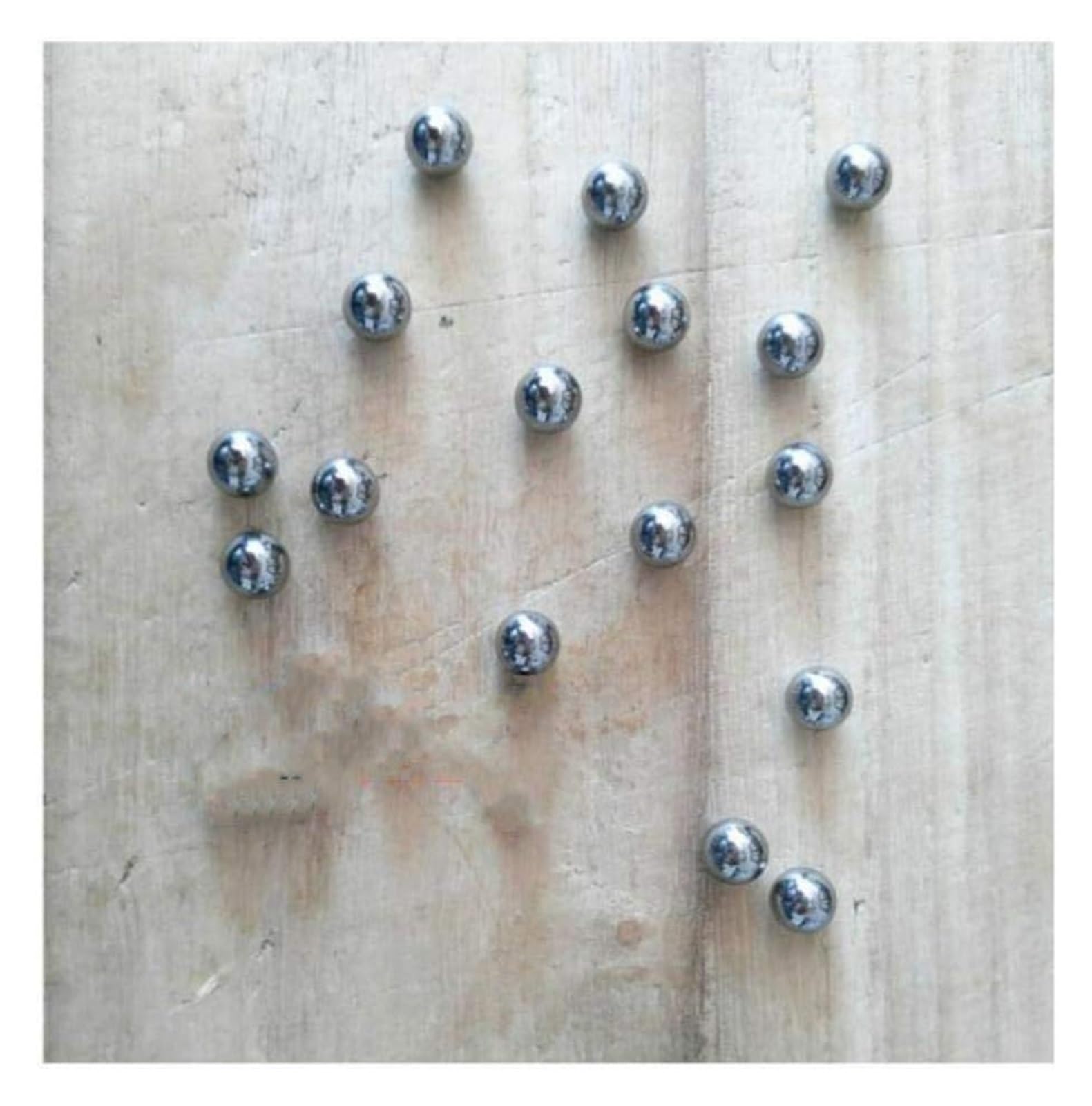 Rodamiento de bolas de acero, bola de acero pequeña de precisión, bola de acero estándar, bola de acero pequeña de 3 mm a 8 mm, 1 kilogramo. 1 kg(5.0mm)