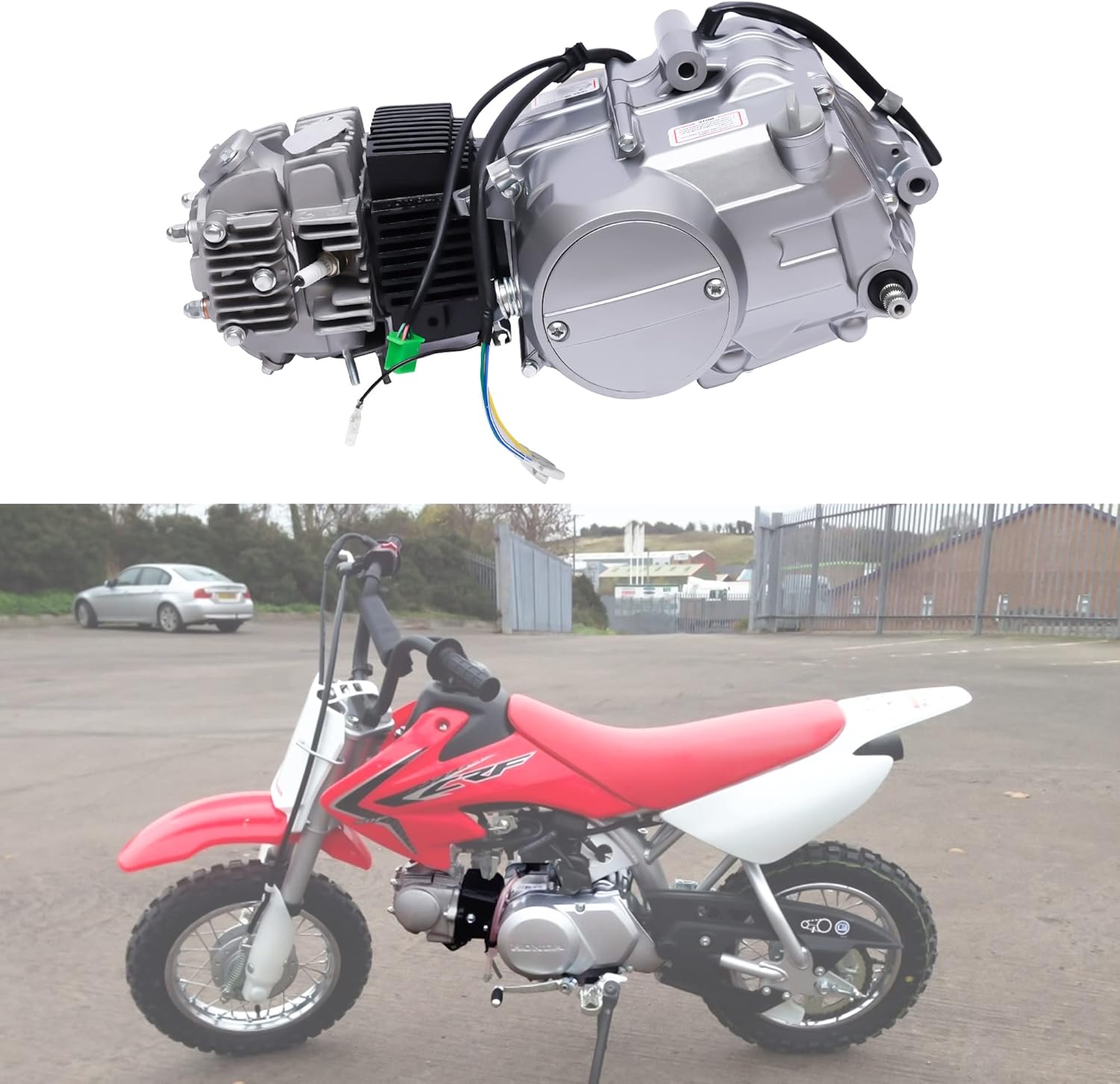 TBVECHI 125CC engine and a compatible dirt bike