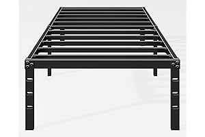 14" Twin Platform Bed Frame - Easy Assembly, No Box Spring Required