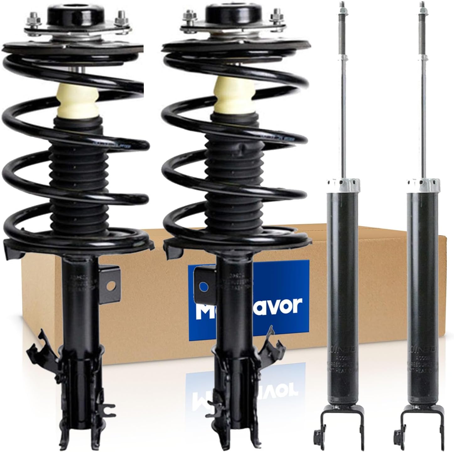 Maxfavor Front Complete Struts Rear Shocks fit for Nissan Maxima 2004 2005 2006 2007 2008 3.5L, Quick Strut Assembly Shock Absorbers Suspensions Amortiguadores