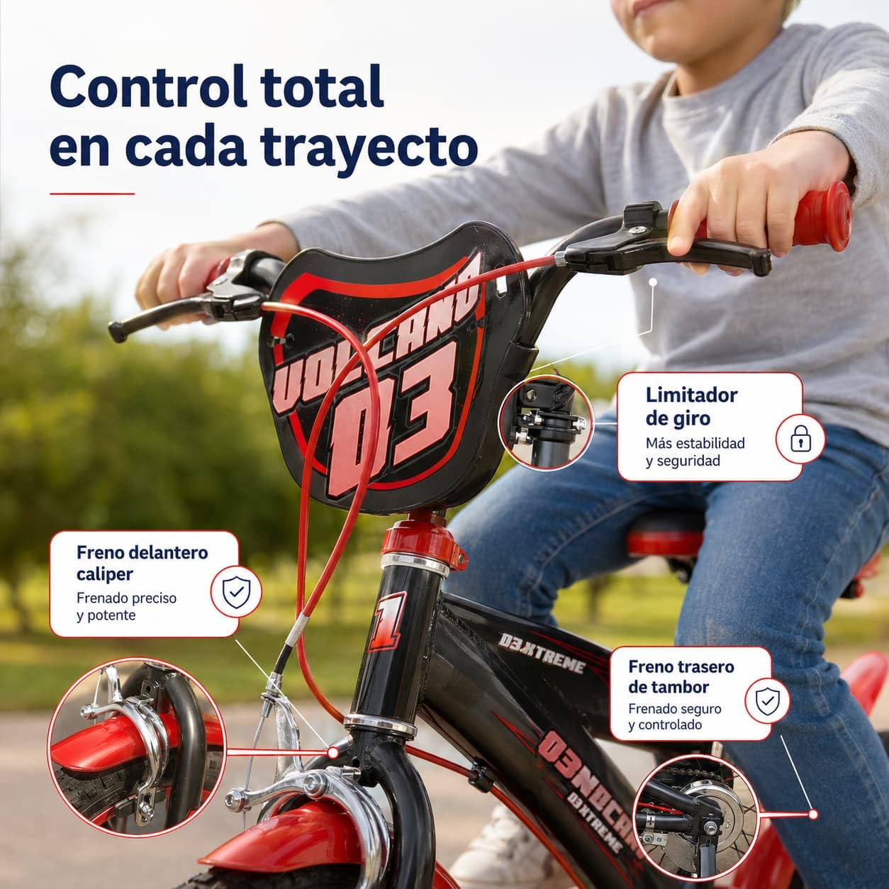 TOIMSA Bicicleta 14" Vulcano