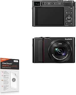BoxWave Screen Protector Compatible With Panasonic Lumix DC-ZS200 (Screen Protector by BoxWave) - ClearTouch Anti-Glare (2-Pack), Anti-Fingerprint Matte Film Skin for Panasonic Lumix DC-ZS200