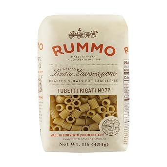 Rummo, Pasta Tubetti Rigati, 16 Ounce