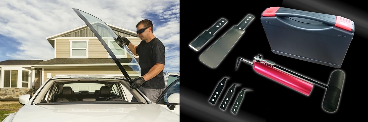 Windshield Removal Tools Universal Car Windscreen Quick Release Cold Knife Windshield and car Window Glass Urethane Scraper Tool Set