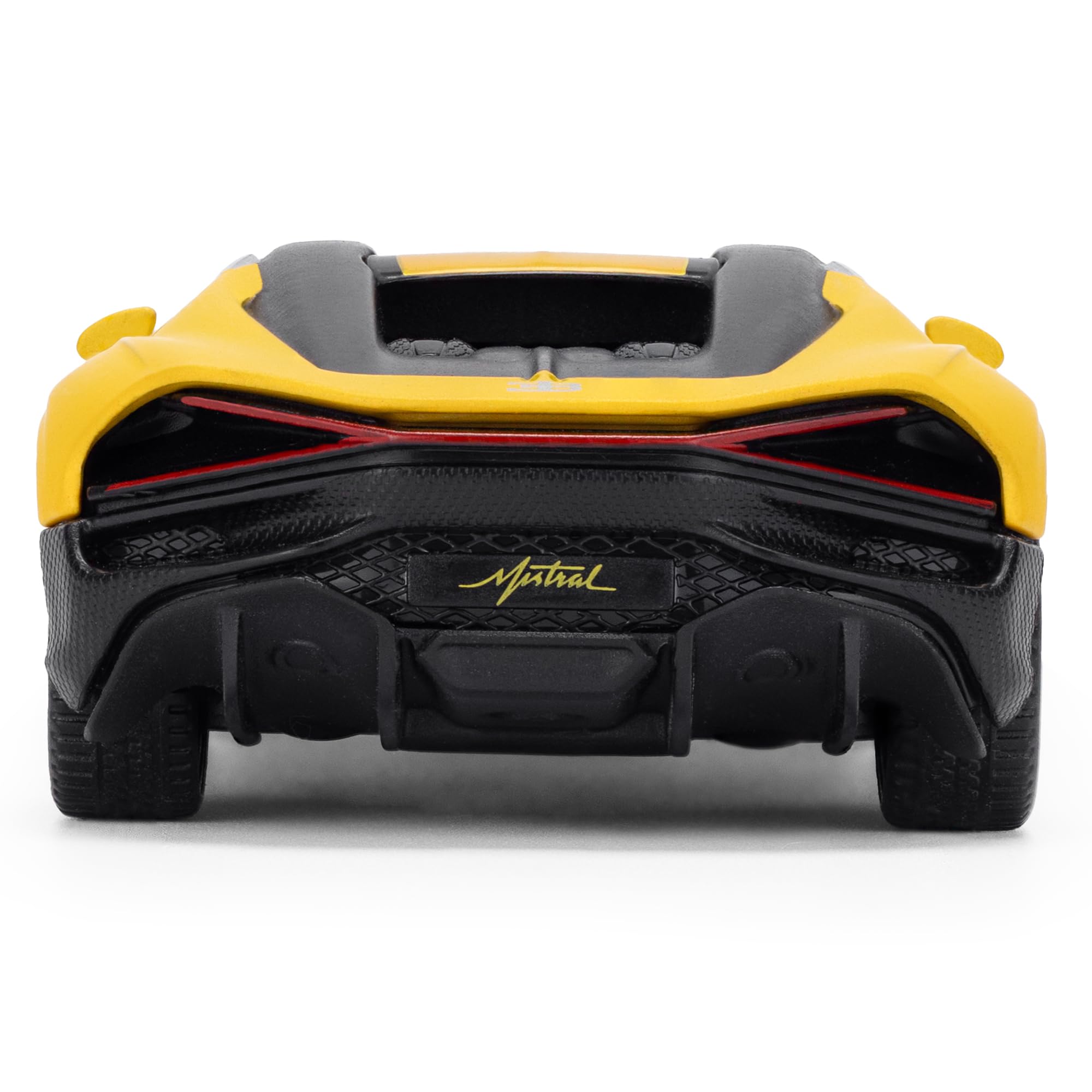 Bugatti Mistral Roadster 1:43 Scale Die-Cast Model Car - Sunbeam Yellow, 10.6 centimeters - Image 4