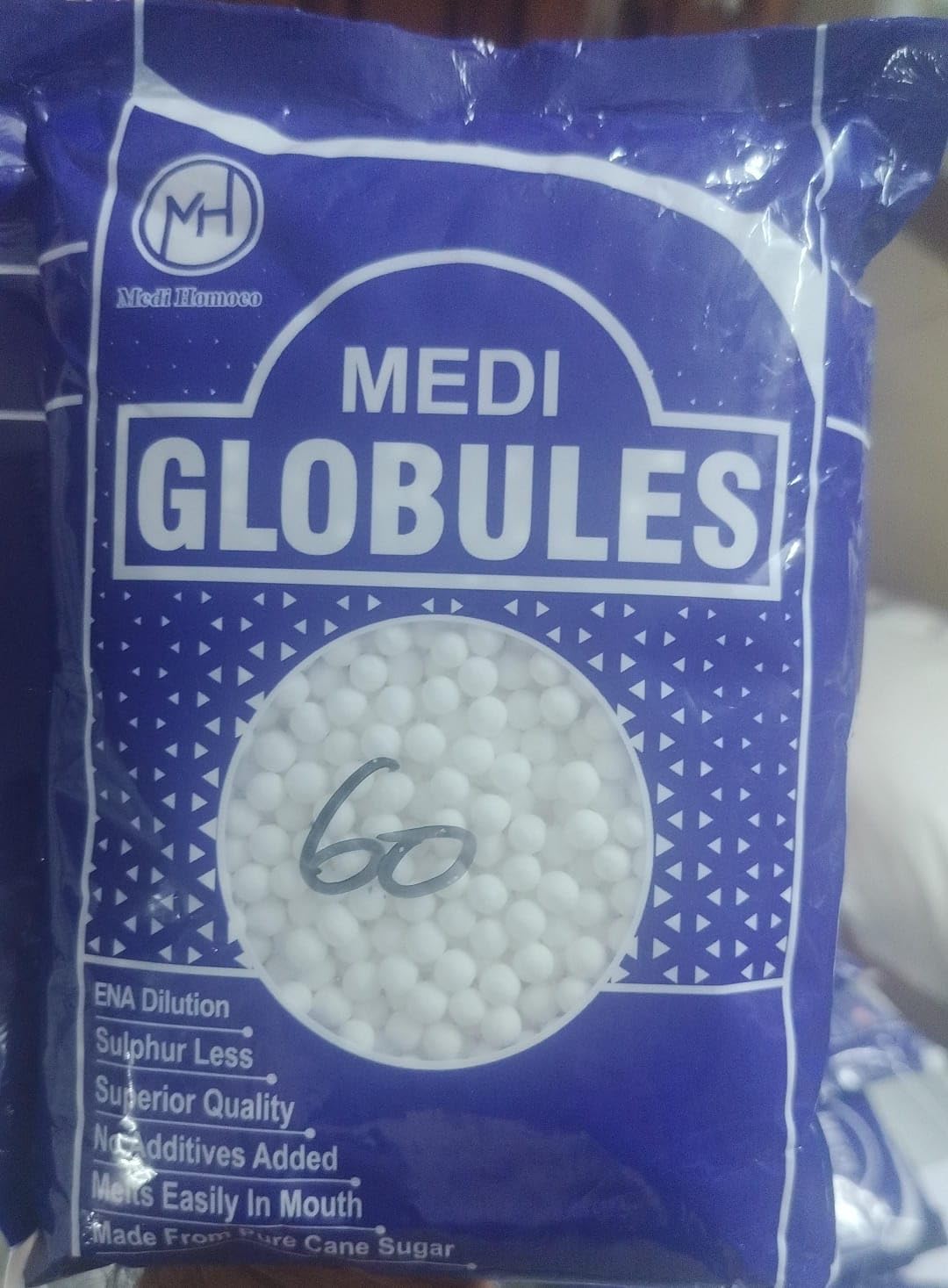 Medi Homoeo Sugar Globules Blank Pellets Plain Pills, Non-Medicated Pellets Pills | Sulphur Less Globules For Homeopathic Medicine (Size 60) (B0DJ5D8ZD9) Amazon Price History, Amazon Price Tracker