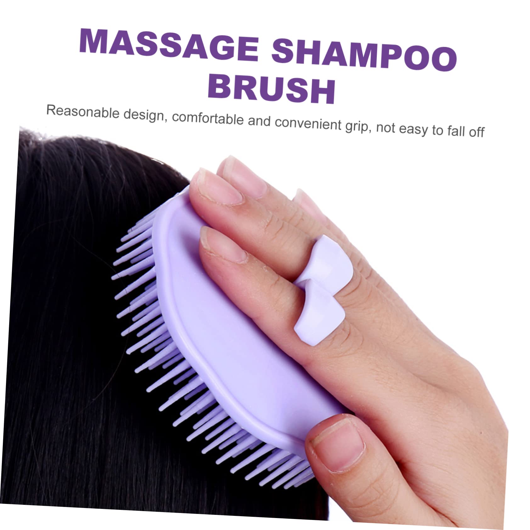 Cepillo De Masaje Para Cuero Cabelludo 12 Piezas Colores Aleatorios Ergonómico Suave Duradero Para Limpieza Profunda Cuidado Capilar Hogar y Salón Uso Familiar