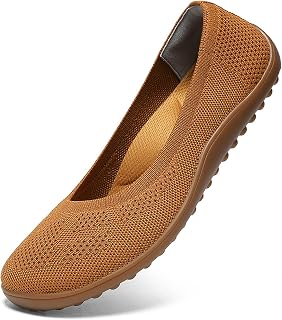 KBZone Women's Flats Slip on Ballet Flats Wide Toe Box Comfortable Walking Shoes