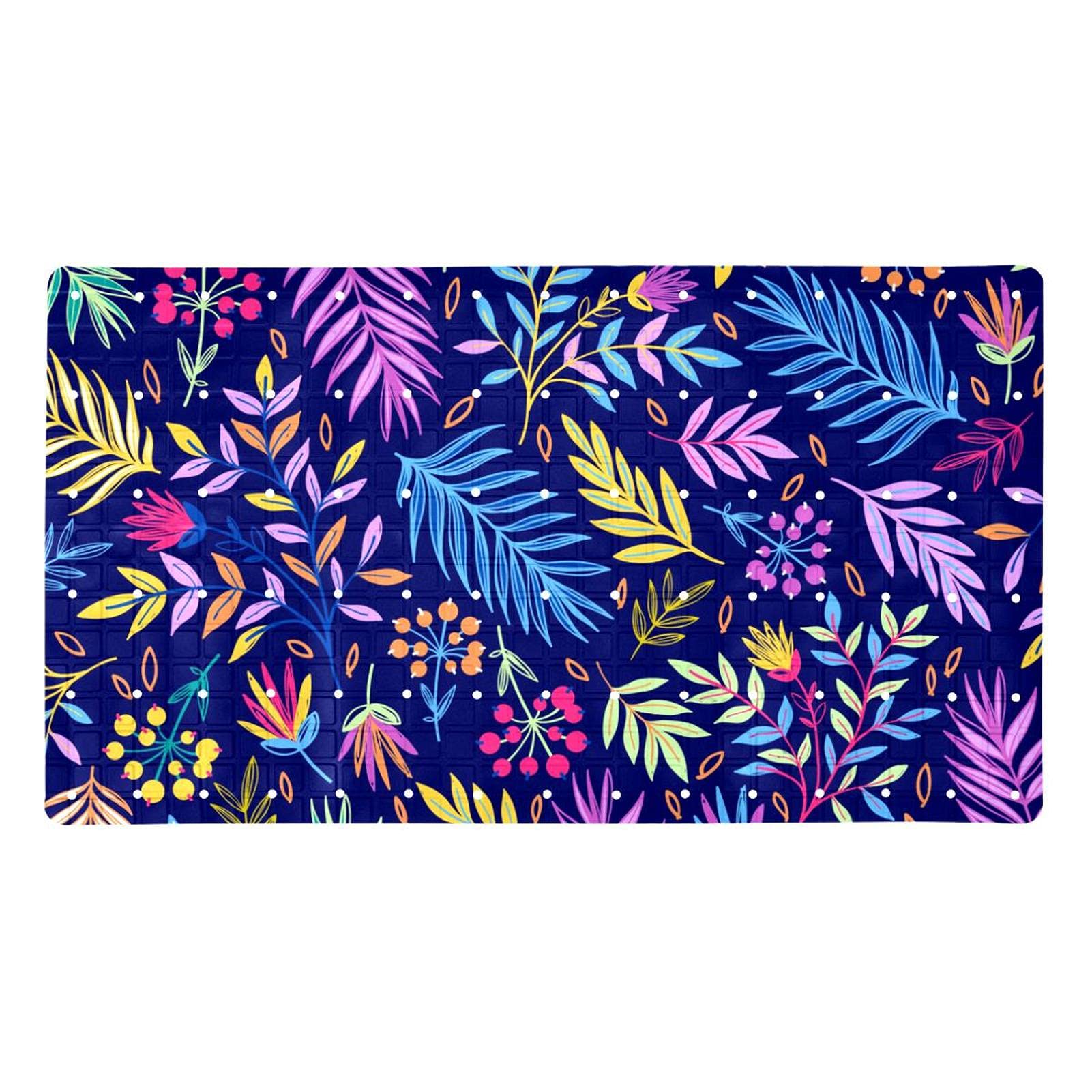 Tapis de bain antidérapant 39 x 70 cm avec ventouses de sécurité