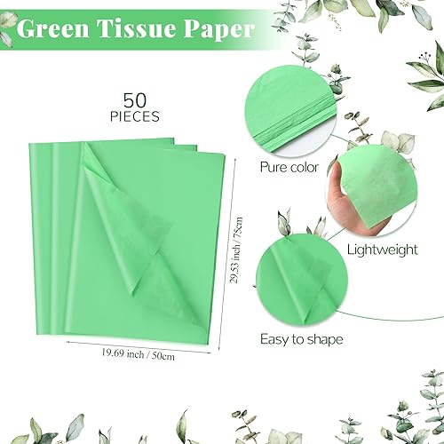 Miniatura 3 de Qilery Juego de 50 bolsas de regalo de boda con papel de seda, bolsas de bienvenida de boda, bolsas de papel de agradecimiento con asas para