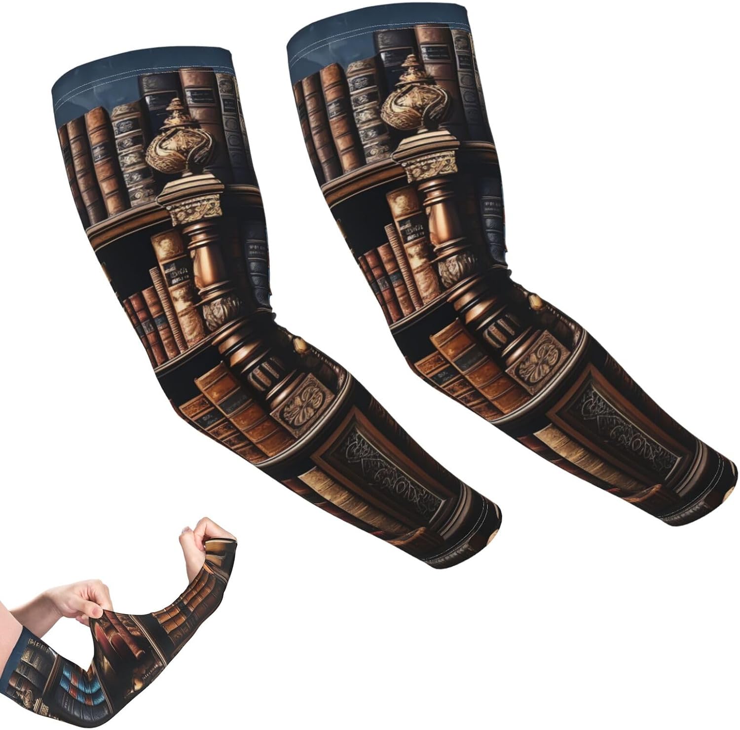 Arm Sleeves Cooling UV Sun Protection Sports Compression for Men Women | Husky Dogs Sun Sleeves Upf 50+ Sun Protection Sleeves With Thumb Hole For Fishing Cycling Work Sport Tattoo Cover Up