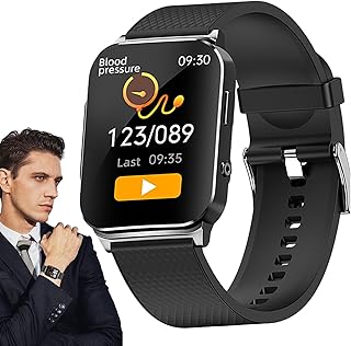 SKUDA Blood Sugar Monitor Watch | Blood Sugar Test EP03 Smart Watch - Sleep Monitor, 24-Hour ECG Monitoring, Blood Oxygen, Blood Pressure, Blood Sugar Monitor