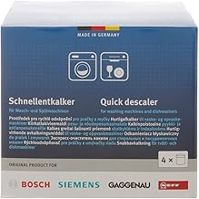 Bosch, Siemens, Neff, Gaggenau descaler, quick descaler for washing machines and dishwashers 00311923 (4x)