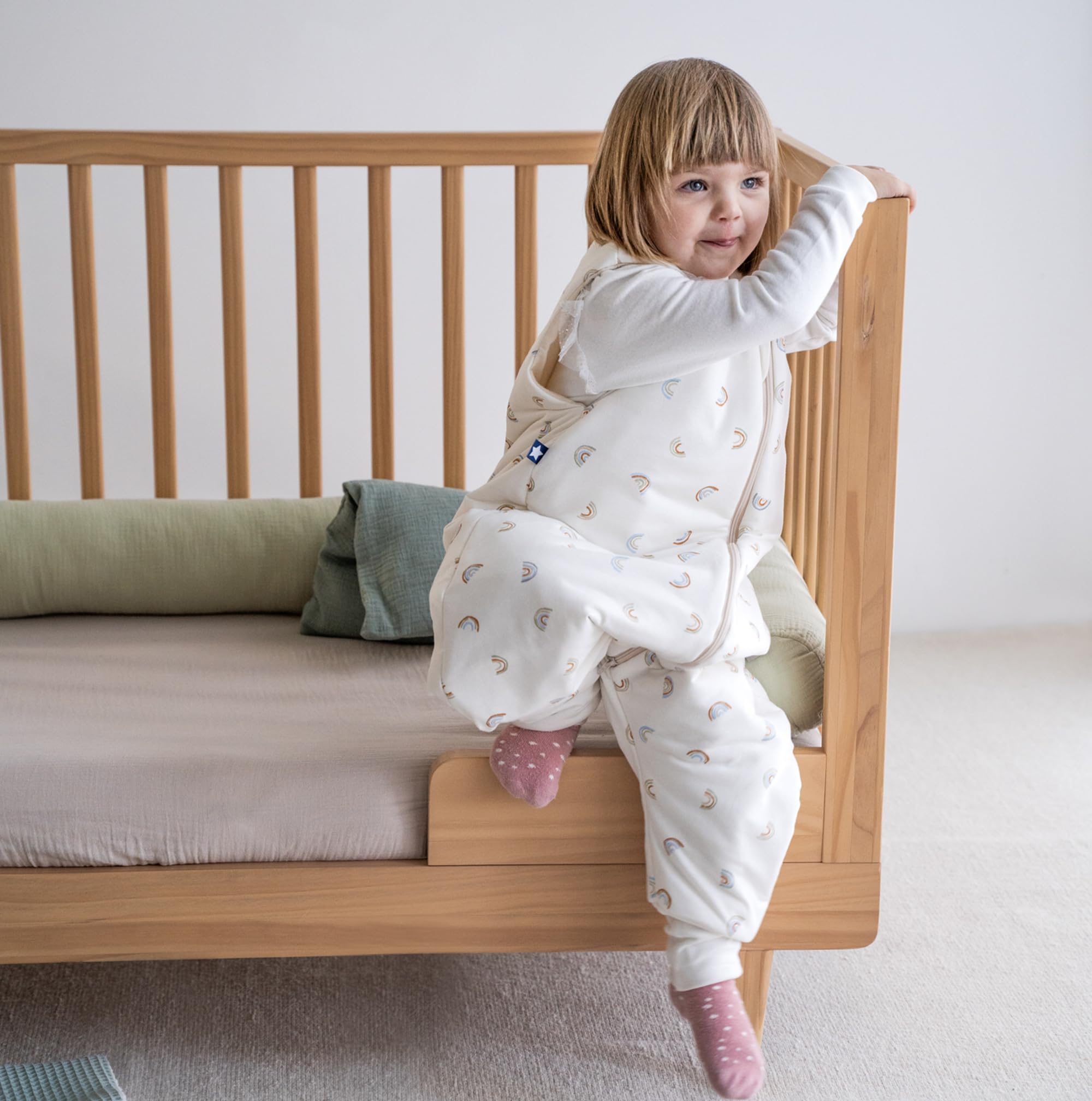 Julius Zöllner Jumper Jersey Little Bow, Größe 92 | aus weicher Jersey Baumwolle, sicher und schadstoffgepüft, zum Gehen und Stehen - optimal für aktive Kids