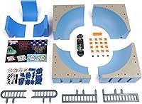 Vista 9 de Tech Deck, Daewon Mega Bowl, X-Connect Park Creator, juego de rampas personalizable y construible con monopatín de dedos exclusivo, juguete