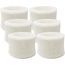 6-Pack HC-888 Humidifier Replacement Wicks Filters for Honeywell HC-888 Fits HCM890 HCM890C HCM890-20 HCM-890 HCM-890-C HCM-890-20 Duracraft DCM200 DH890C HCM890 DH888 DH890 Idylis 157855 D88-ID