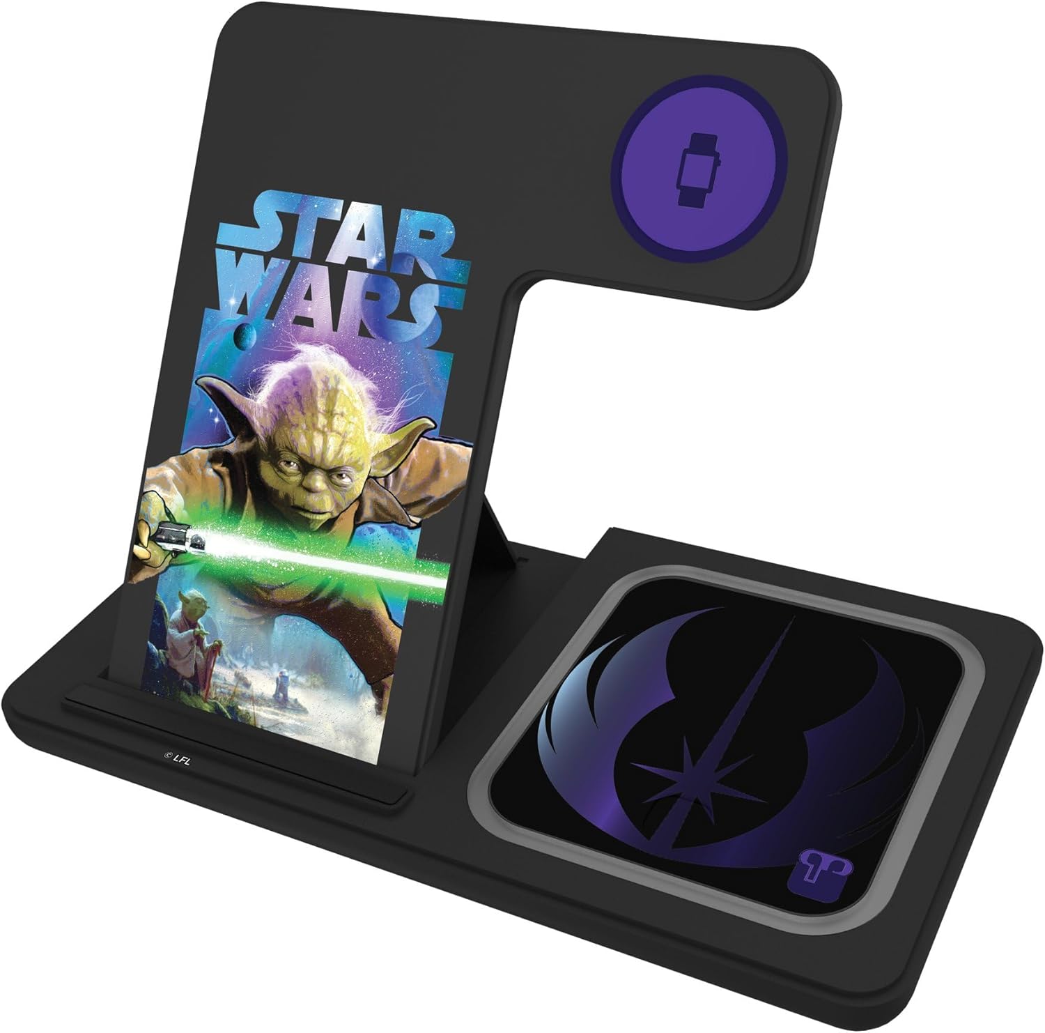 Star Wars Yoda Portrait Collage 15-Watt 3 in 1 Charging Station