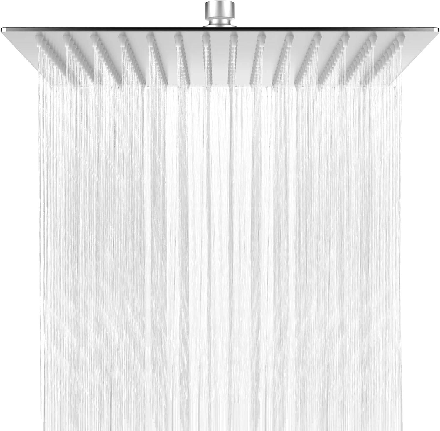 Tête De Douche Ronde 8 Pouces Acier Inox 304 - Pommeau Anti-Calcaire Rotatif 360° Haute Pression
