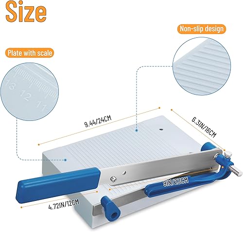 Miniatura 3 de Tabla de cortar queso multiusos, cortador de queso para bloque de queso con hoja de acero inoxidable para mantequilla spam, esfera de grosor