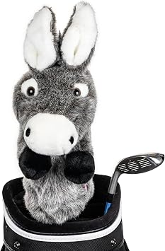 Daphnes Headcovers Donkey Driver Headcover Premium Driver Headcovers Funny Golf Club Covers Stylish Protection for Your Clubs Mens Golf Gear Driver Headcover for Men and Women
