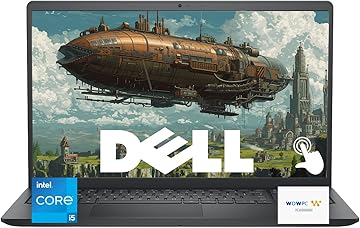 Inspiron Touchscreen Laptop Computer for Home Student, Intel 10-Core i5-1334U, 16GB DDR4 RAM, 512GB PCIe SSD, 15.6" FHD, WiFi 6, Bluetooth, Windows 11 Home S