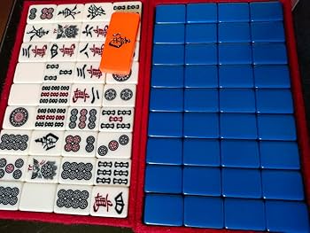 Amazon | ほぼ利用なし 麻雀牌 青牌 AKRN | 麻雀 | おもちゃ