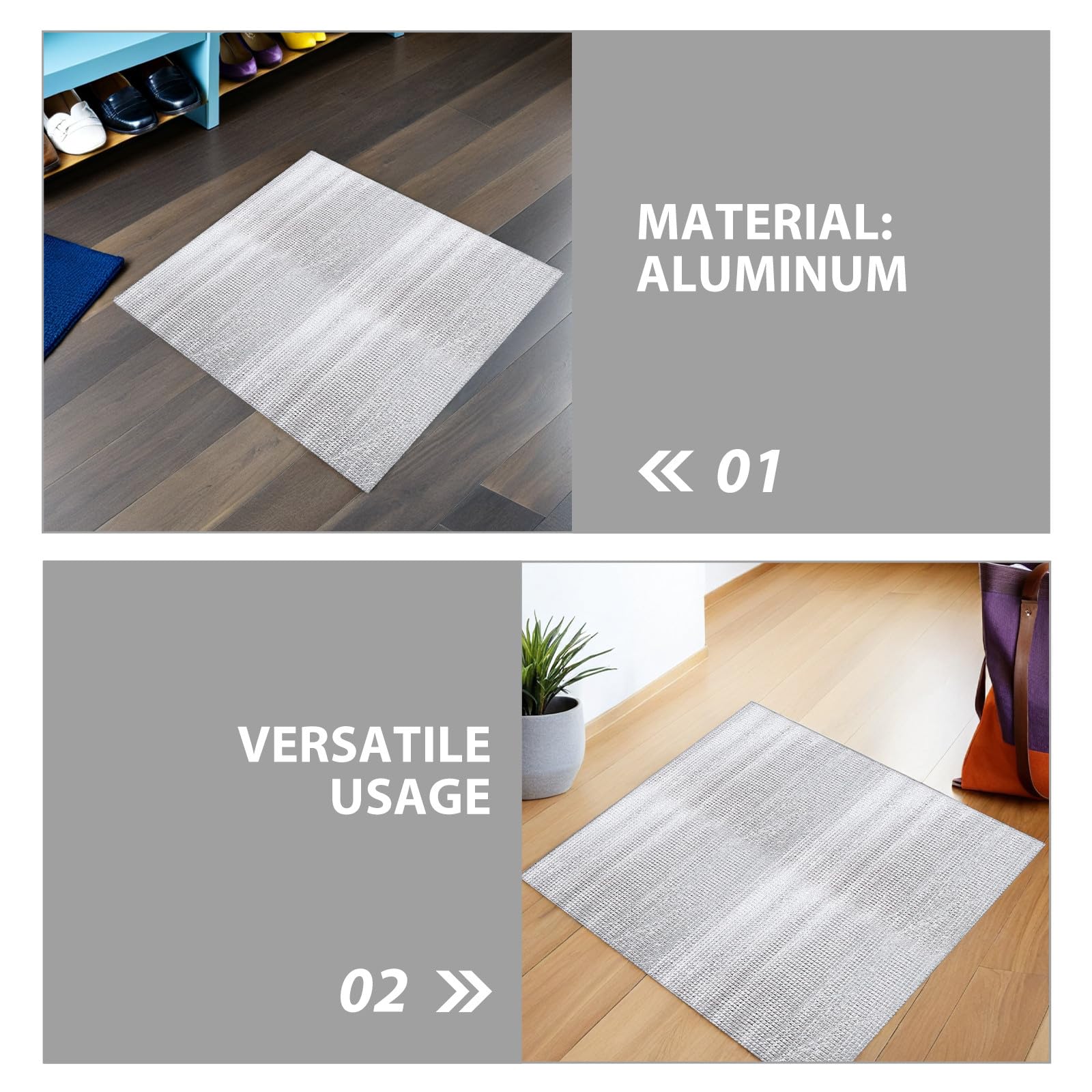 Veemoon 2sets Copertura Isolante per Ventola Soffitta Scudo Termico per Isolamento Soffitto in Alluminio Guarnizione per Sfiato Soffitta Ventilazione Migliorata Facile Installazione DIY