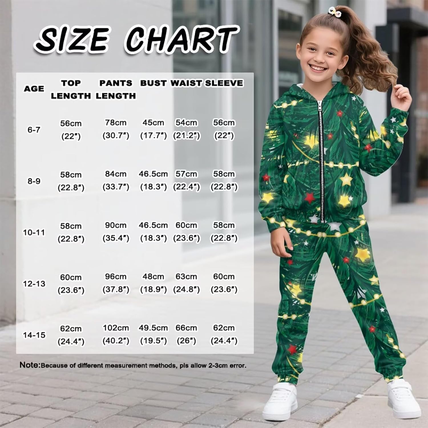 Sweatsuit for Girls Boys 2 Piece Outfits Tracksuit Full Zip Hooded Sweatshirt and Joggers Set for School Outdoor