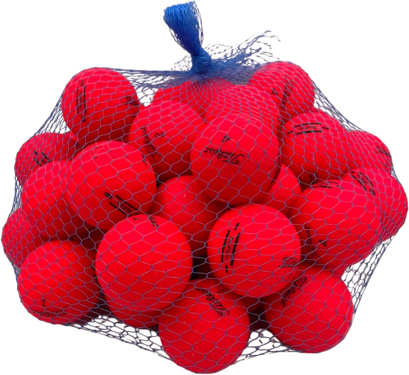 Golf Ball Planet Trufeel Matte Red Used Golf Balls 4A/Near Mint