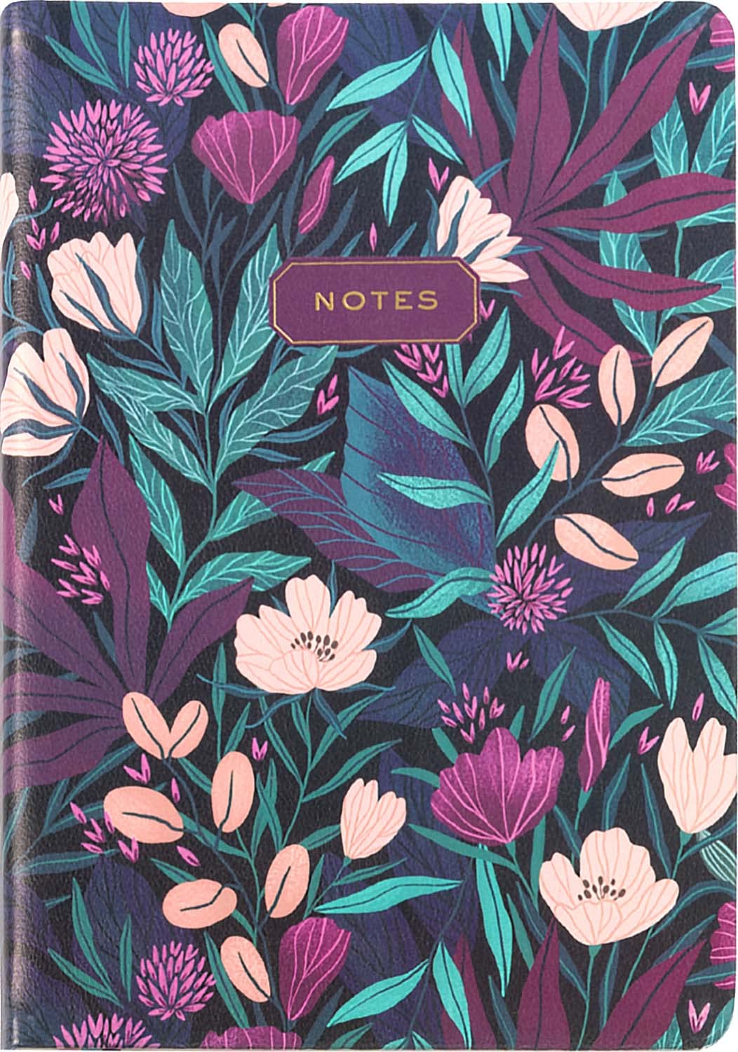 Eccolo Lined Journal Notebook, Flexi-Cover, Tropical Floral, 256 Ruled Pages, 5.75-x-8.25 inches โ image 1