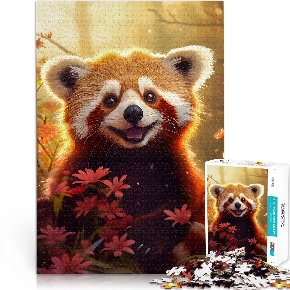 2000 Pieces Jigsaw Puzzles for teenagers Red Panda Gift Staycation: Zeit totschlagen Eltern-Kind-Interaktion70x100cm