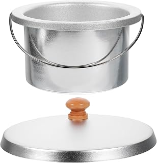 Iron Material Wax Cartridge Heater Pot Non-stick Wax Melting Pot Lid Dual Heater Accessory Hair Removal Supply