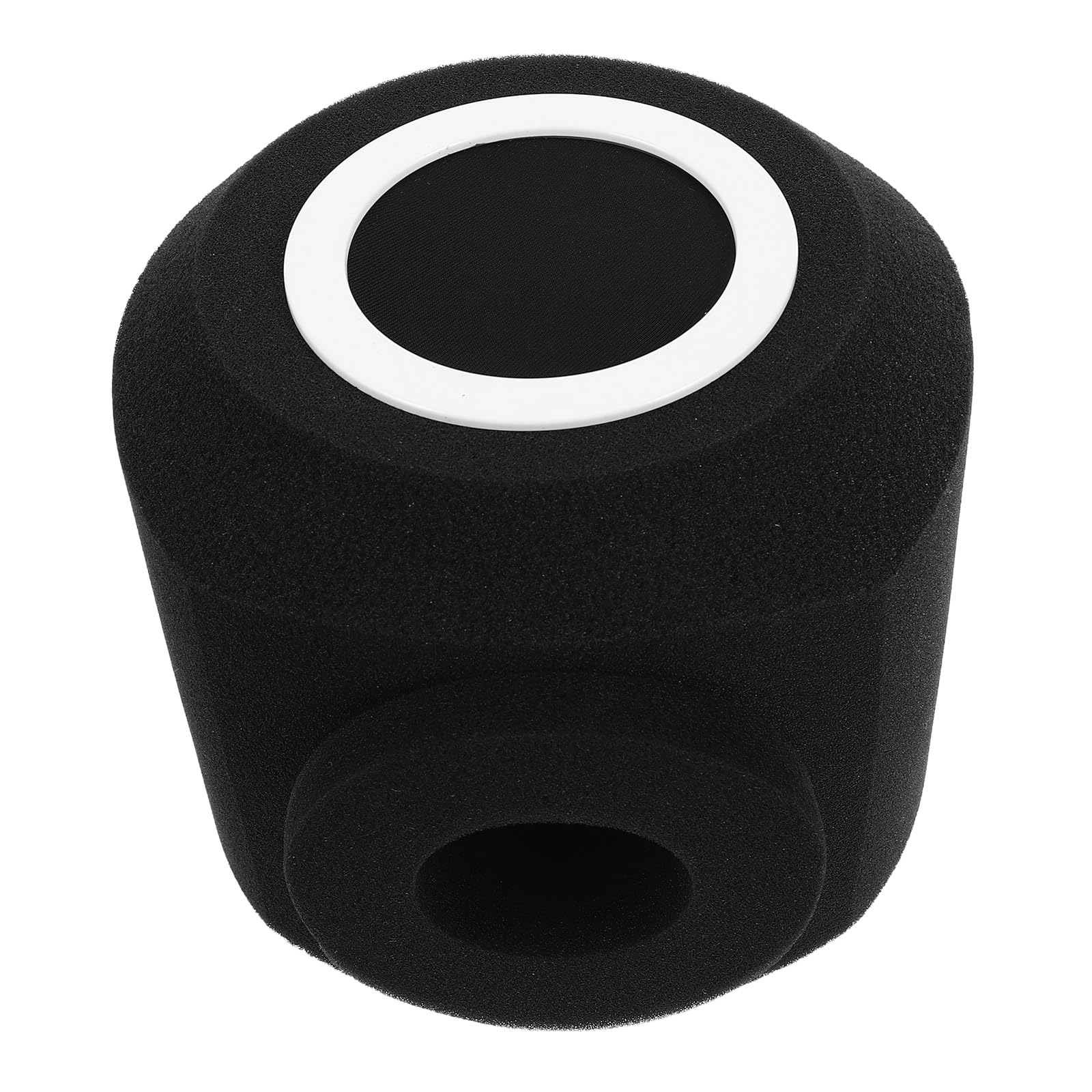 Filtro antipop para micrófono de espuma negra con reducción de ruido para calidad de audio 8