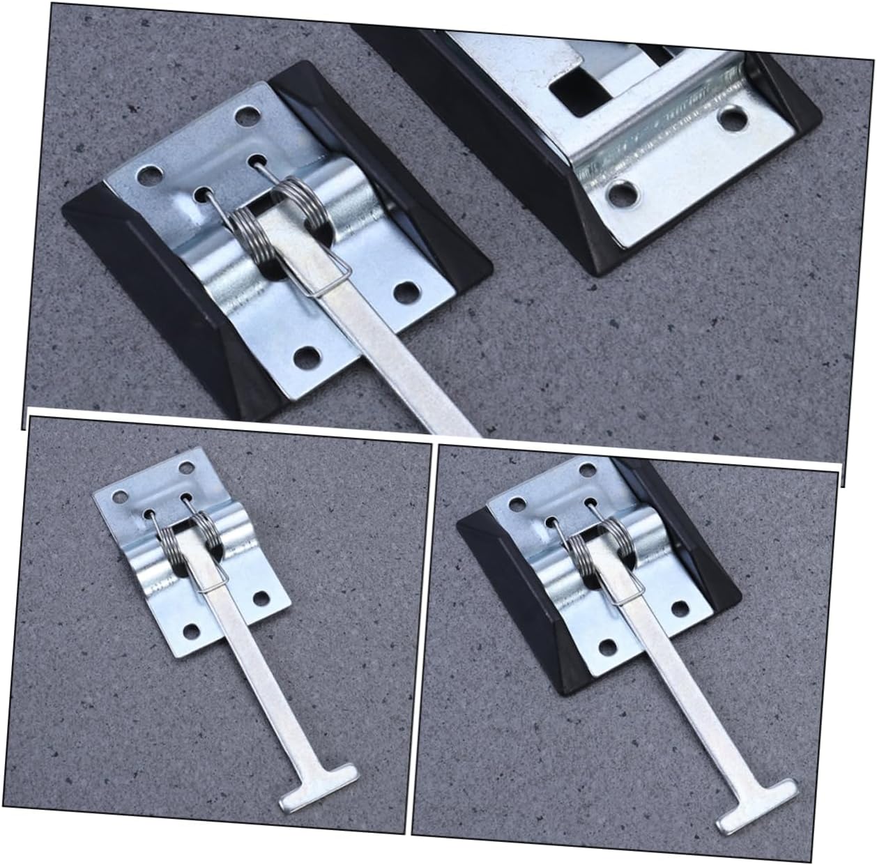 3pcs Trailer Door Holder Latch Catch Kit for Door Holder for Cargo Trailer