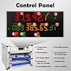 Incubadora de Huevos de 136 Huevos Automática para Eclosión, con Giro Automático y Control de Temperatura y Humedad, Incubadora Avícola para Pollos, Codornices, Aves, Patos y Gansos 7