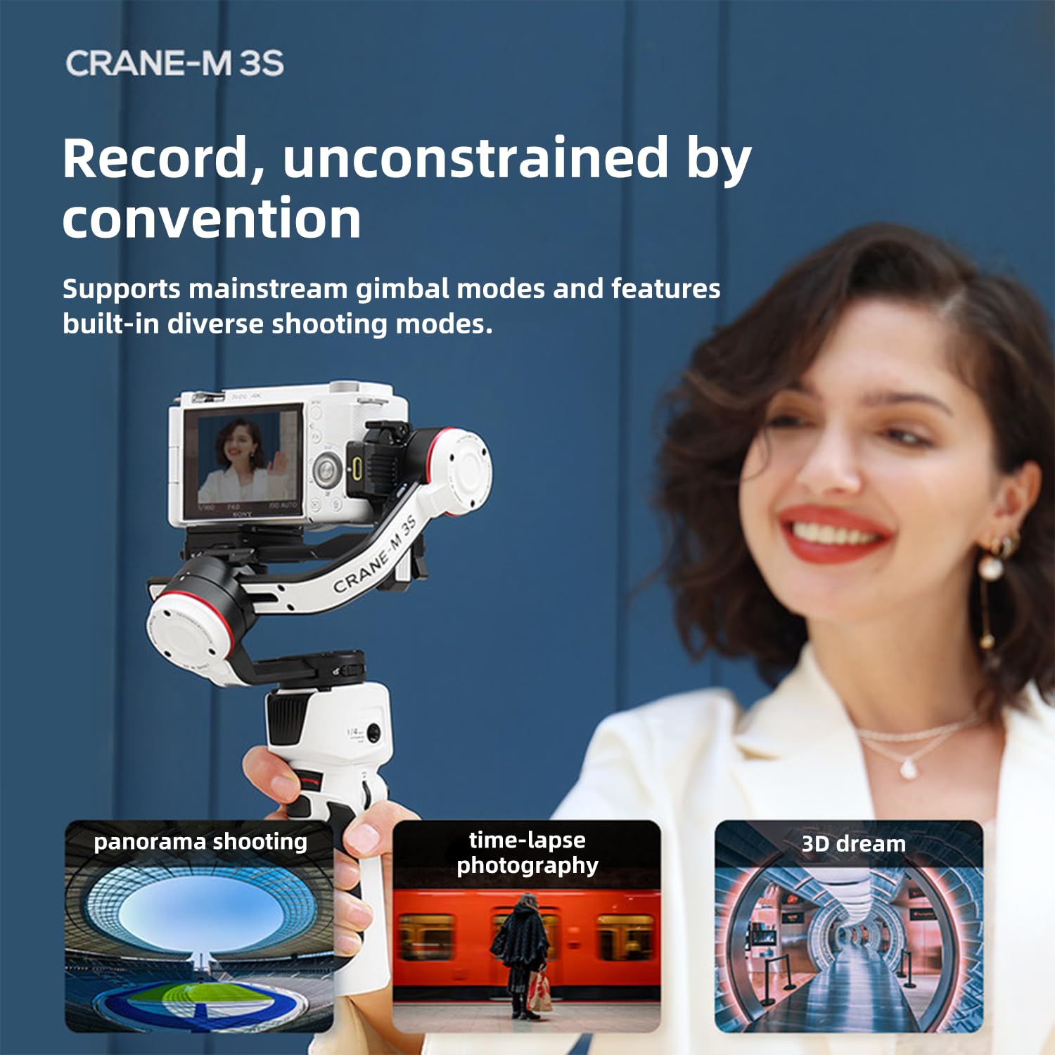 Amazon | 【国内正規保証品】 ZHIYUN カメラ用ジンバル CRANE-M 3S