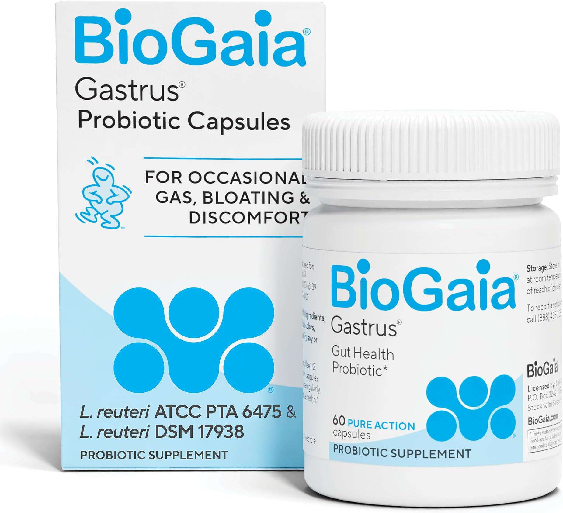 BioGaia Gastrus L reuteri Probiotic | 35 Years of Clinical Gut Research