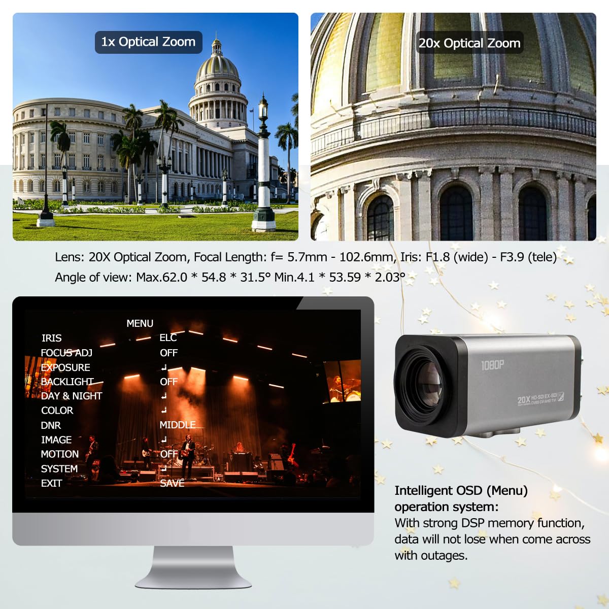 防犯カメラHD-SDI C/CS カメラ& Tamron 3Mレンズ HD-CCTV/HD-SDI屋外用防犯・監視カメラ | 秋葉原の防犯カメラ