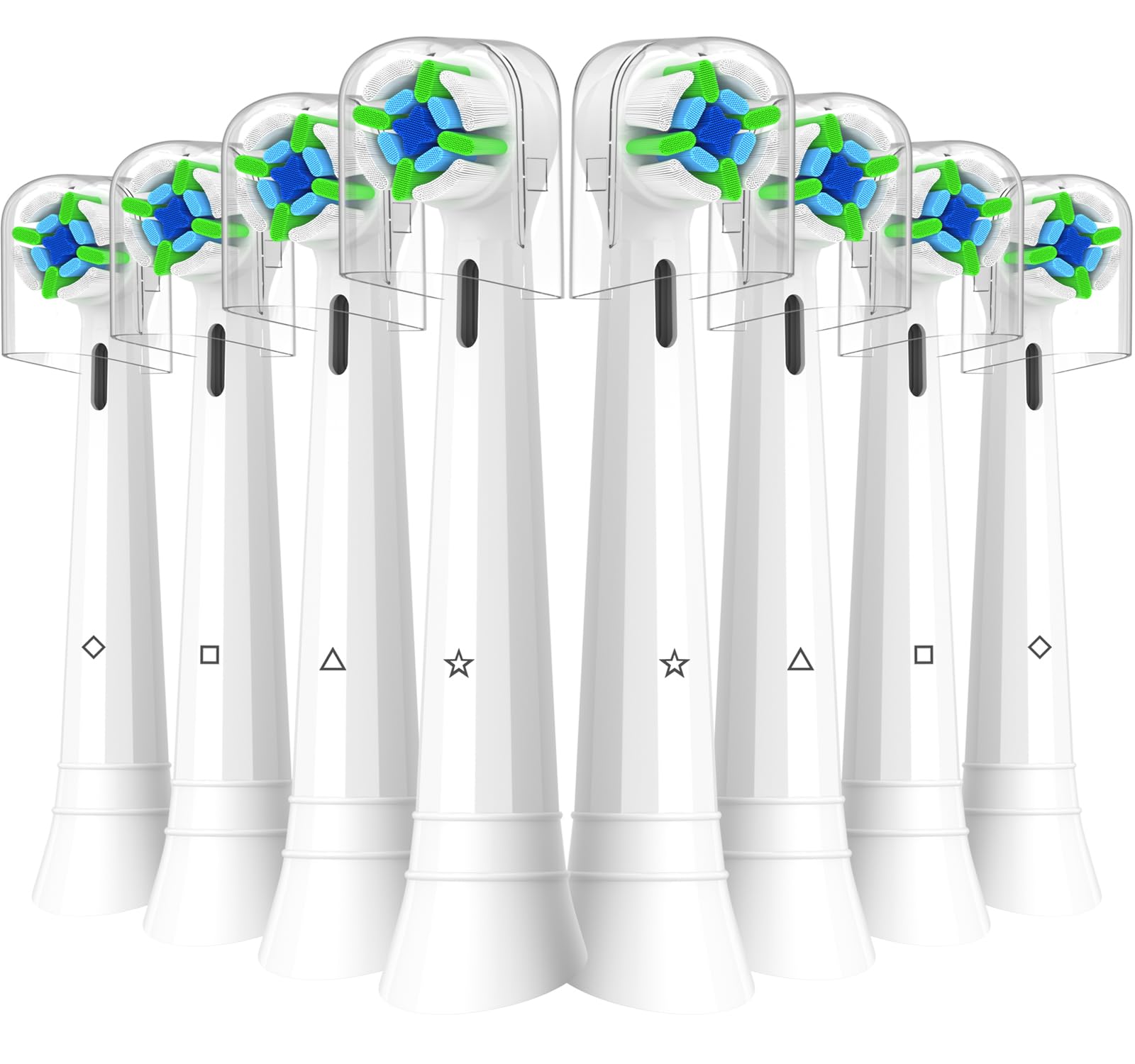 Qitizu Replacement Heads Compatible with Oral B iO Electric Toothbrush Replacement Toothbrush Heads Fit for Oral-B iO 2